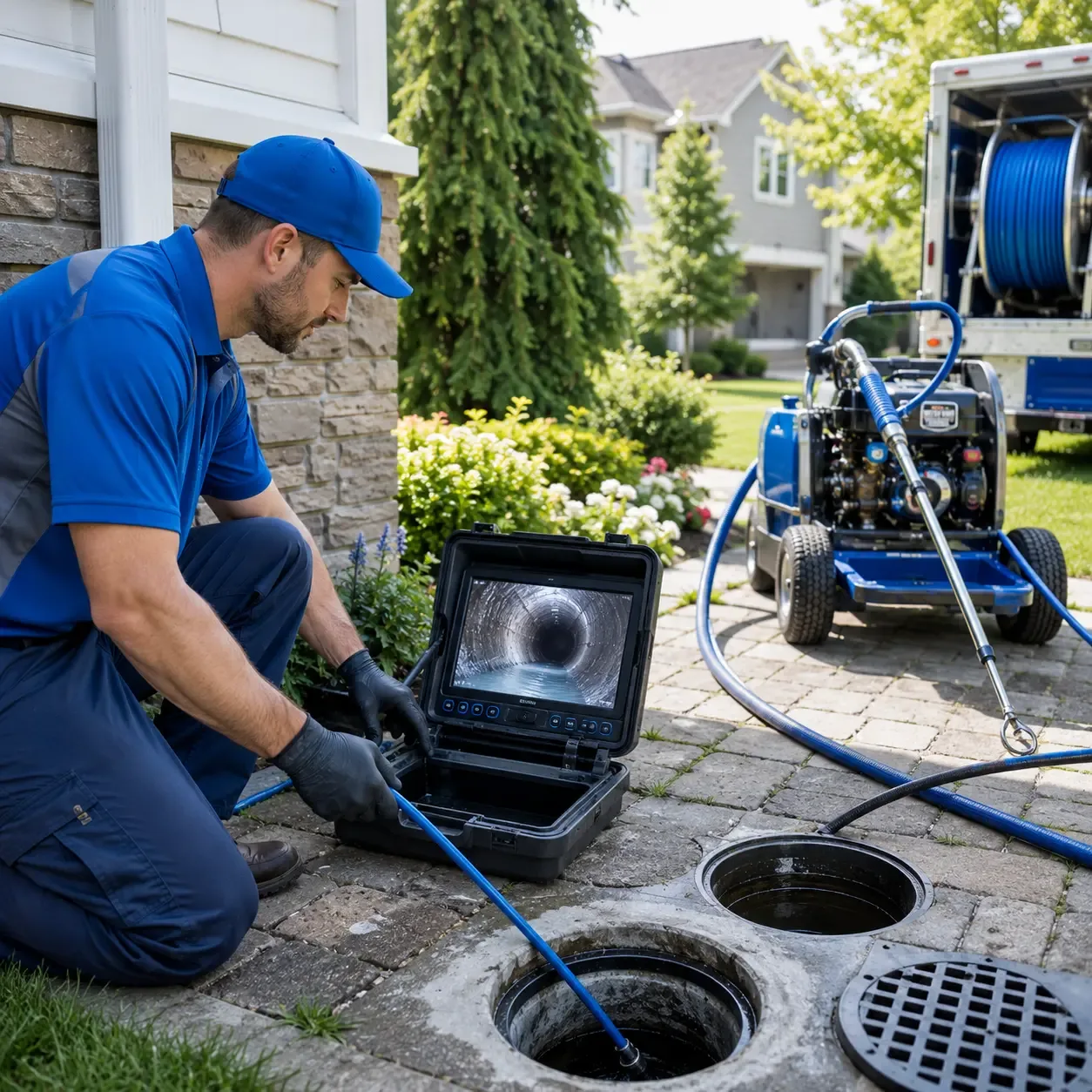 Outdoor drain cleaning professionals serving Newton, AL